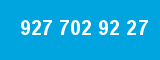 927 702 92 27